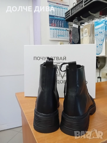 Намаление Дам.боти м2308 черна ест.кожа, снимка 5 - Дамски боти - 52574918