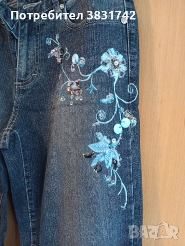 Дънки Colours of the world с бродерия