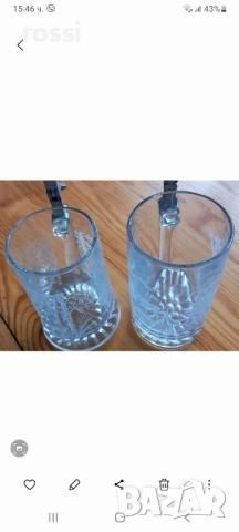 Vintage. Нови. Ловна тематика. Немски стъклени халби 0,5 л. Халба., снимка 7 - Антикварни и старинни предмети - 47508658