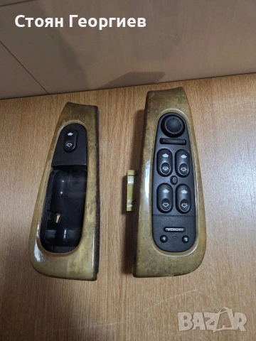 Панел с бутони за управление на стъклата и огледалата за Jaguar S-Type.