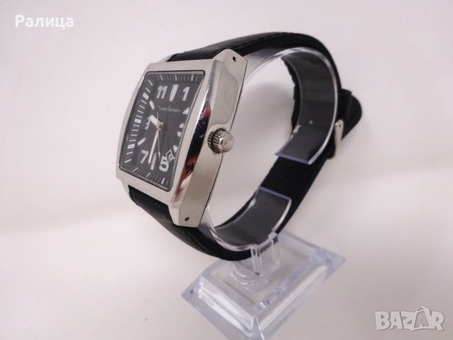 Френски кварцов часовник Yves Bertelin със стоманена каса, снимка 4 - Мъжки - 45482153