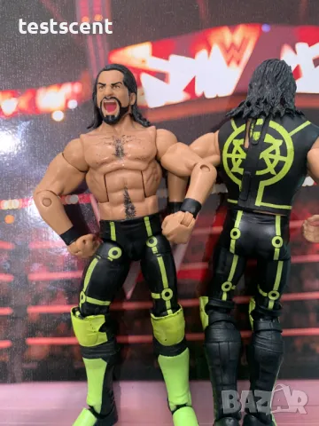 Екшън фигура WWE Seth Rollins Сет Ролинс Mattel Elite figure играчка removable vest, снимка 14 - Фигурки - 48829895