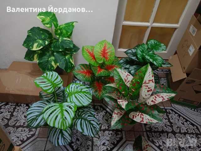 изкуствени цветя в кашпи , снимка 8 - Изкуствени цветя - 50848537