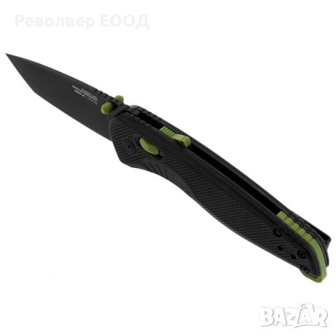 Сгъваем нож SOG Aegis AT Tanto, в цвят Black/Moss - 7,9 см, снимка 3 - Ножове - 45268221
