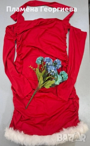 Коледна рокля, снимка 2 - Рокли - 52684999