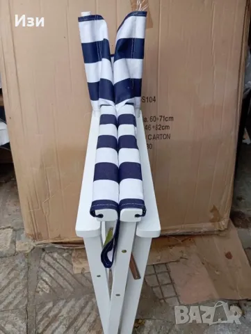 Сгъваеми столове, снимка 3 - Градински мебели, декорация  - 50358663