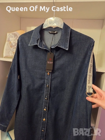 Разкошна рокля деним, снимка 4 - Рокли - 53329509