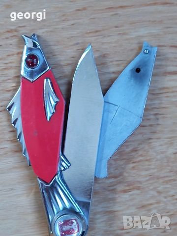 руски джобен нож рибка, снимка 2 - Колекции - 45395783