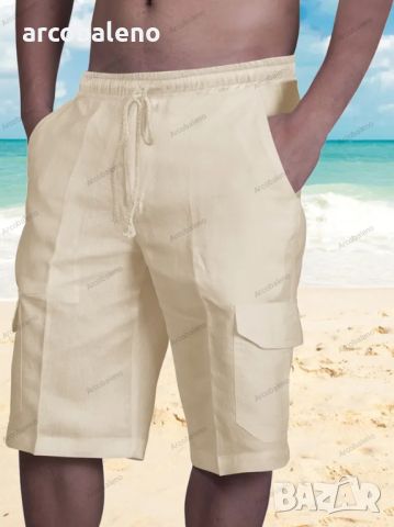 Мъжки къси карго панталони с много джобове, 15цвята , снимка 10 - Къси панталони - 45906493