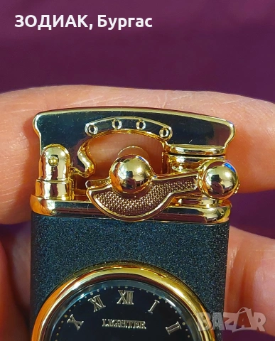 НОВА Газова Запалка с Часовник, снимка 5 - Запалки - 40049147