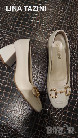 Естествена кожа елегантни обувки  Galdini, снимка 3 - Дамски обувки на ток - 45723768
