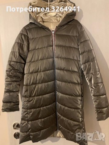 Дамско зимно марково яке с две лица