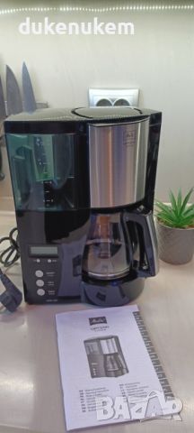 Кафемашина Melitta Optima Timer 1L 850W кафеварка, шварц кафе N3, снимка 2 - Кафемашини - 45946932