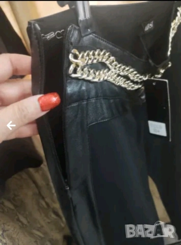 Страхотен черен панталон , снимка 8 - Панталони - 53060339