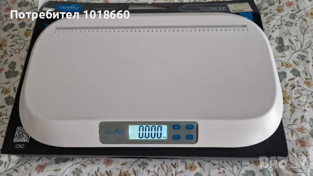 Дигитална бебешка везна Nuvita