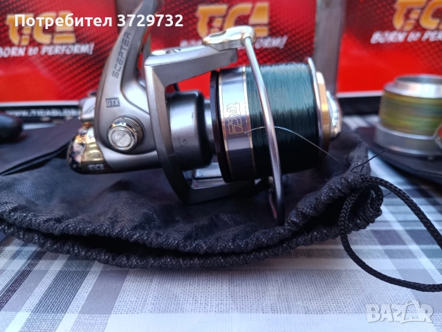 продавам четири броя шаранджийски макари Tica Scepter GTX, снимка 4 - Макари - 52438291