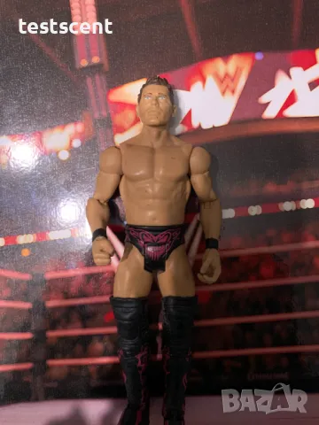 Екшън фигура WWE The Miz Миз играчка figure Mattel Basic Black/Red, снимка 2 - Колекции - 48509137