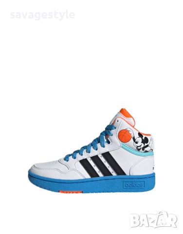 Детски кецове ADIDAS x Disney Mickey Mid Hoops Shoes White/Multi, снимка 1 - Детски маратонки - 46165749