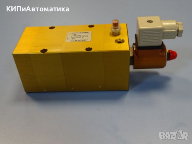 пневматичен разпределител Lucifer 341L21A15 pneumatic solenoid valve 24VDC, снимка 2 - Резервни части за машини - 45144063