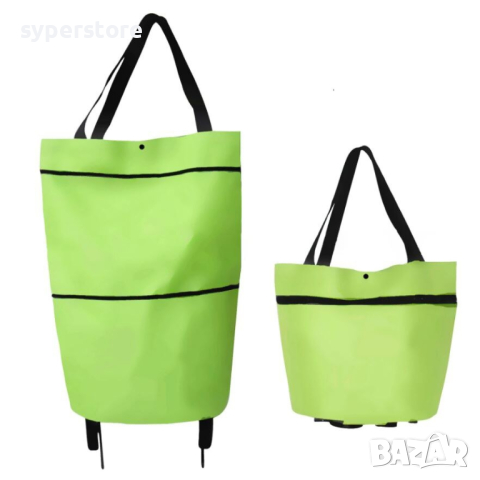 Чанта за багаж с колела ръчна Digital One SP00434 Сгъваема пазарска количка, снимка 3 - Други стоки за дома - 37357679