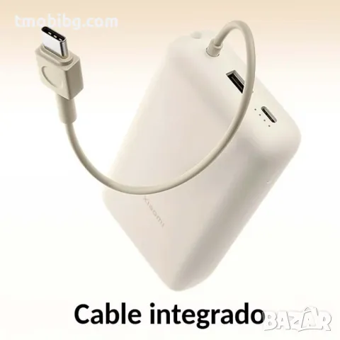 Xiaomi Power Bank 20000 mAh (Integrated Cable) 33W,BHR8975GL,BHR8851GL, снимка 3 - Оригинални батерии - 48217493