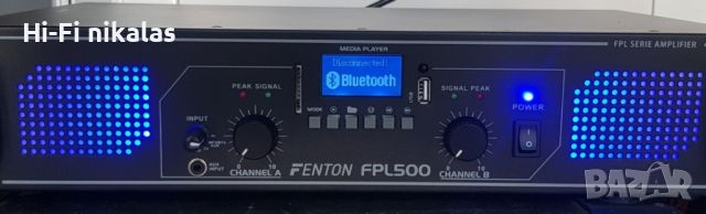 стерео усилвател стъпало с USB и блутут  FENTON FPL500, снимка 2 - Ресийвъри, усилватели, смесителни пултове - 45220082