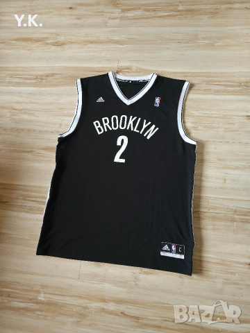 Оригинален мъжки баскетболен потник Adidas x Brooklyn Nets NBA x Garnett, снимка 2 - Спортни дрехи, екипи - 40105288