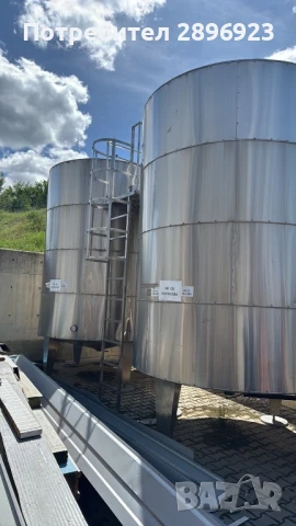 Хром никелови съдове с водна риза., снимка 1