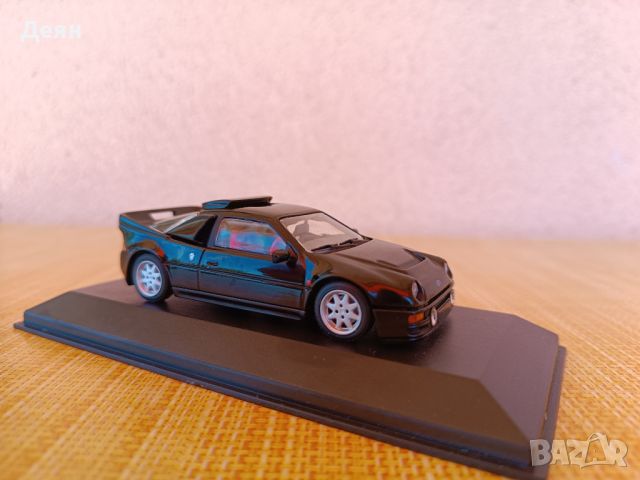 Колекционерски модел 1:43 Minichamps - Ford RS200, снимка 7 - Колекции - 46644397