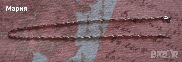 Дамско сребърно колие