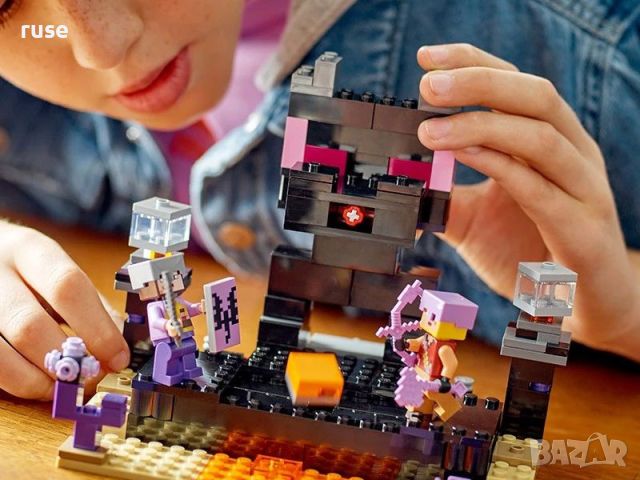 НОВИ! LEGO® Minecraft™ 21242 Арената на Края, снимка 5 - Конструктори - 45079773