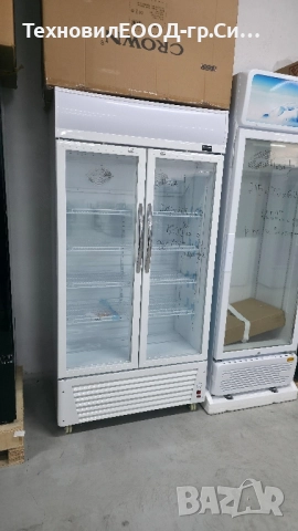 Двойна Хладилна Витрина 100 см, снимка 3 - Витрини - 51540665