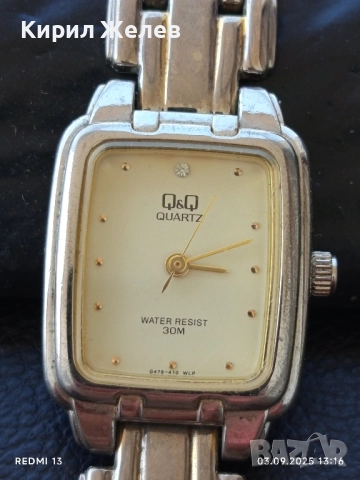 Марков дамски часовник Q/Q QUARTZ JAPAN MOVT стилен дизайн 49048