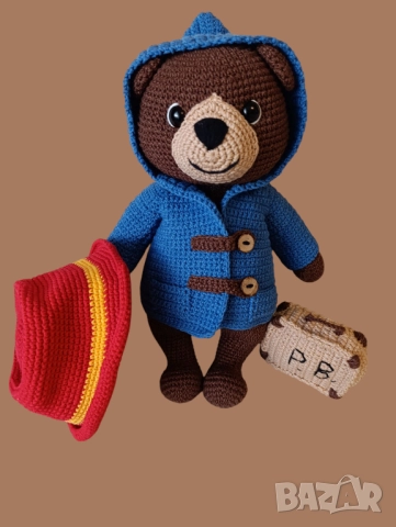 Мечето Падингтън и плетени куклички, снимка 4 - Кукли - 45955789