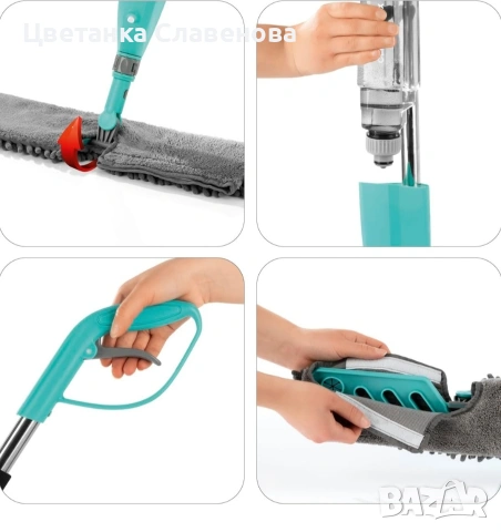 Моп за под с функция пръскане CLEANmaxx, снимка 3 - Мопове, кофи, четки и метли - 54039721