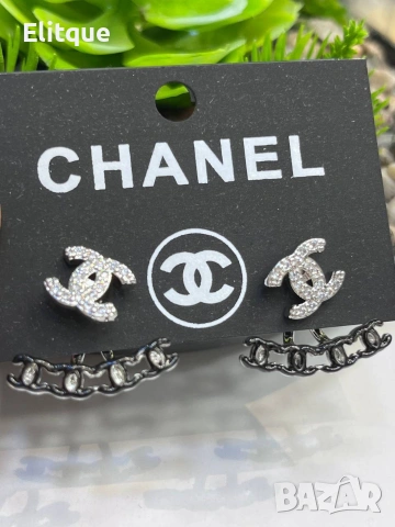 обеци от висококачествена стомана chanel 