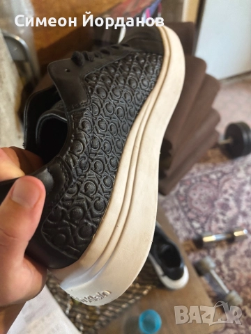 Оригинални сникърси от естествена кожа Calvin Klein, снимка 3 - Спортно елегантни обувки - 51798500