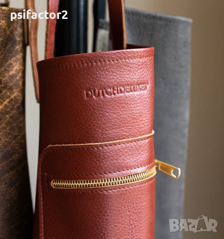 Луксозна кожена престилка Dutchdeluxes за ножари, бижутери и готвачи, снимка 2 - Други - 52447144