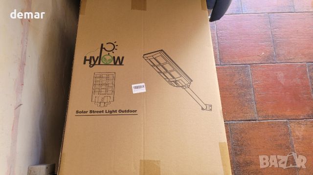 HYPOW 1000W соларна лампа за открито със сензор за движение, 30000lm, снимка 10 - Соларни лампи - 45080343
