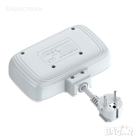 Разклонител LDNio SE2435 SS000196,220V, Зарядно, 2 гнезда и 3 USB + Type C, с ключ, Fast Charge, снимка 8 - Друга електроника - 46112690