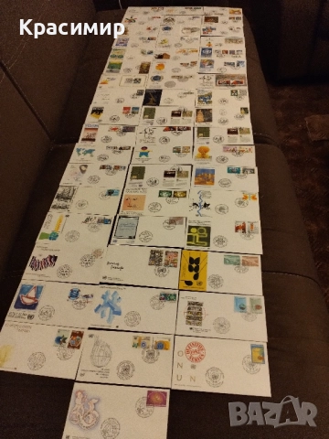 FDC UNO- Wien 52 Броя . Първо дневен ., снимка 3 - Филателия - 52382501