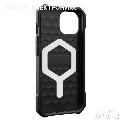 Калъф UAG - Essential Armor MagSafe - iPhone 15 Pro Max - Black, снимка 2 - Калъфи, кейсове - 48141285