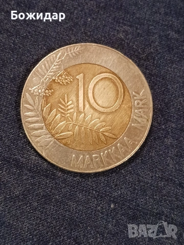 10 Марки.1993г.Финландия.