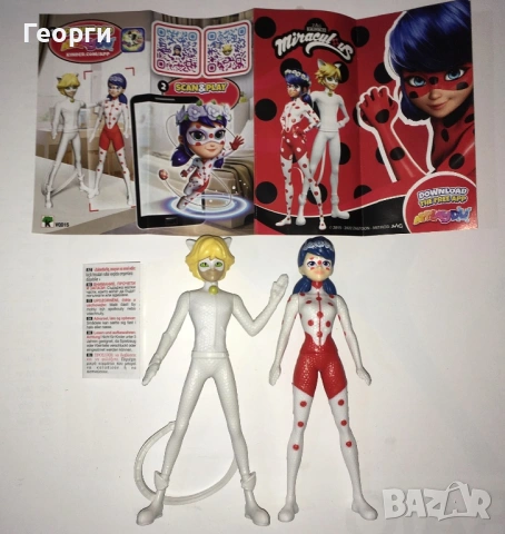 Лот X2 Kinder Maxi Surprise “Miraculous” от Италия, снимка 3 - Кукли - 53057320