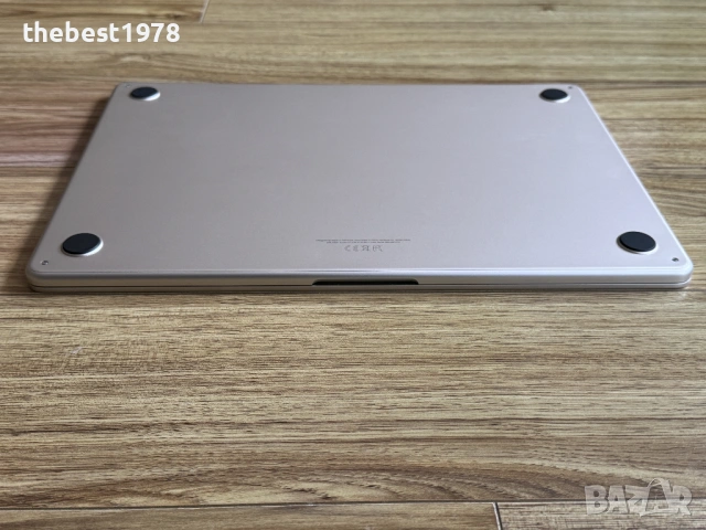 MacBook Air 15 M2`8 CPU/10 GPU/8GB RAM/256GB SSD/Бат 99%/Като Нов, снимка 6 - Лаптопи за работа - 53284281