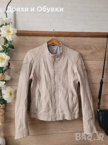 Бежово яке естествена кожа Gipsy , снимка 11 - Якета - 54095697