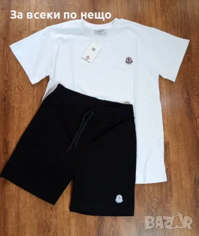 Moncler Мъжки Летен Екип Пума👕🩳Мъжки Къс Комплект Монклер Код D2344