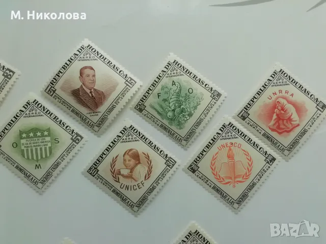 Хондурас 1953, снимка 4 - Филателия - 47018116