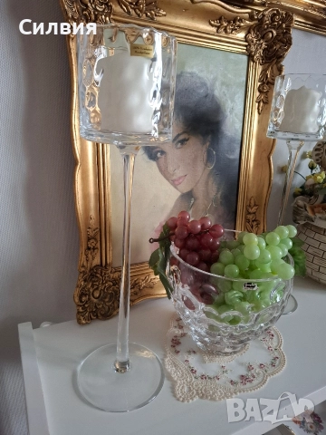 2 Свещника и купа, снимка 9 - Аксесоари за кухня - 52570381