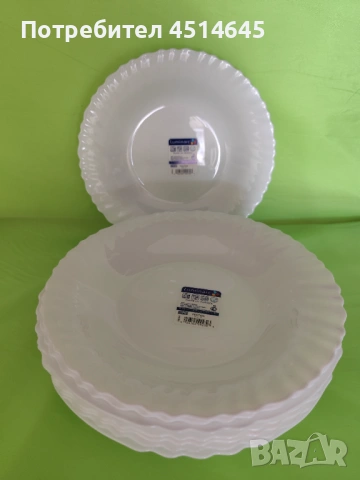 Чинии 8 бр.Luminark нови d 23 см